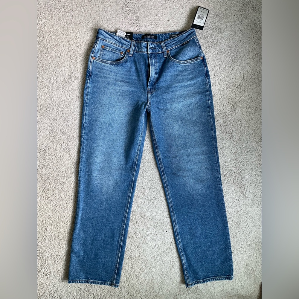 NEW Mavi NY high rise straight leg jeans